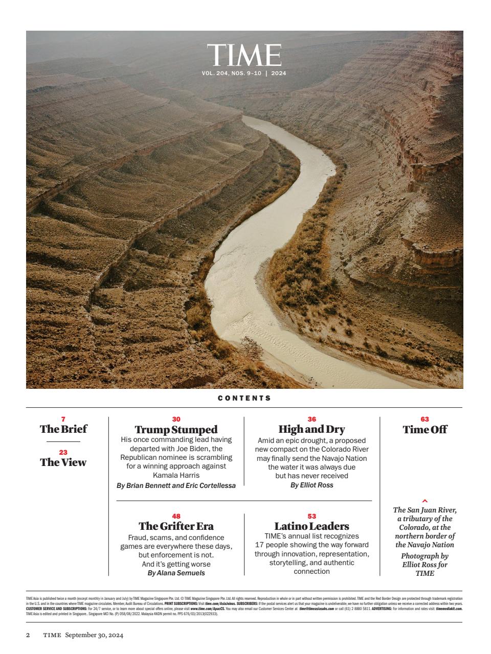 TIME Magazine Asia Preview Pages