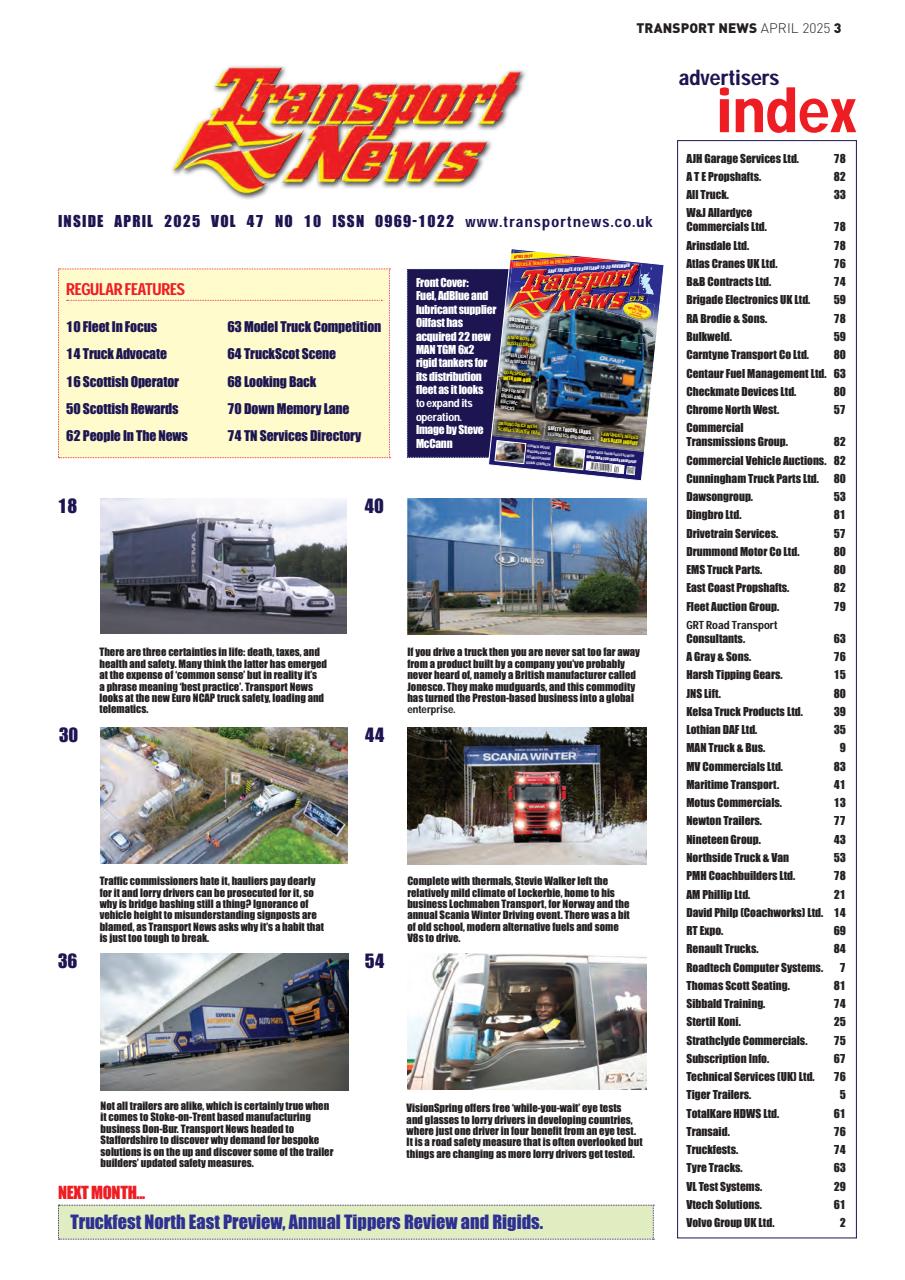 Transport News Preview Pages