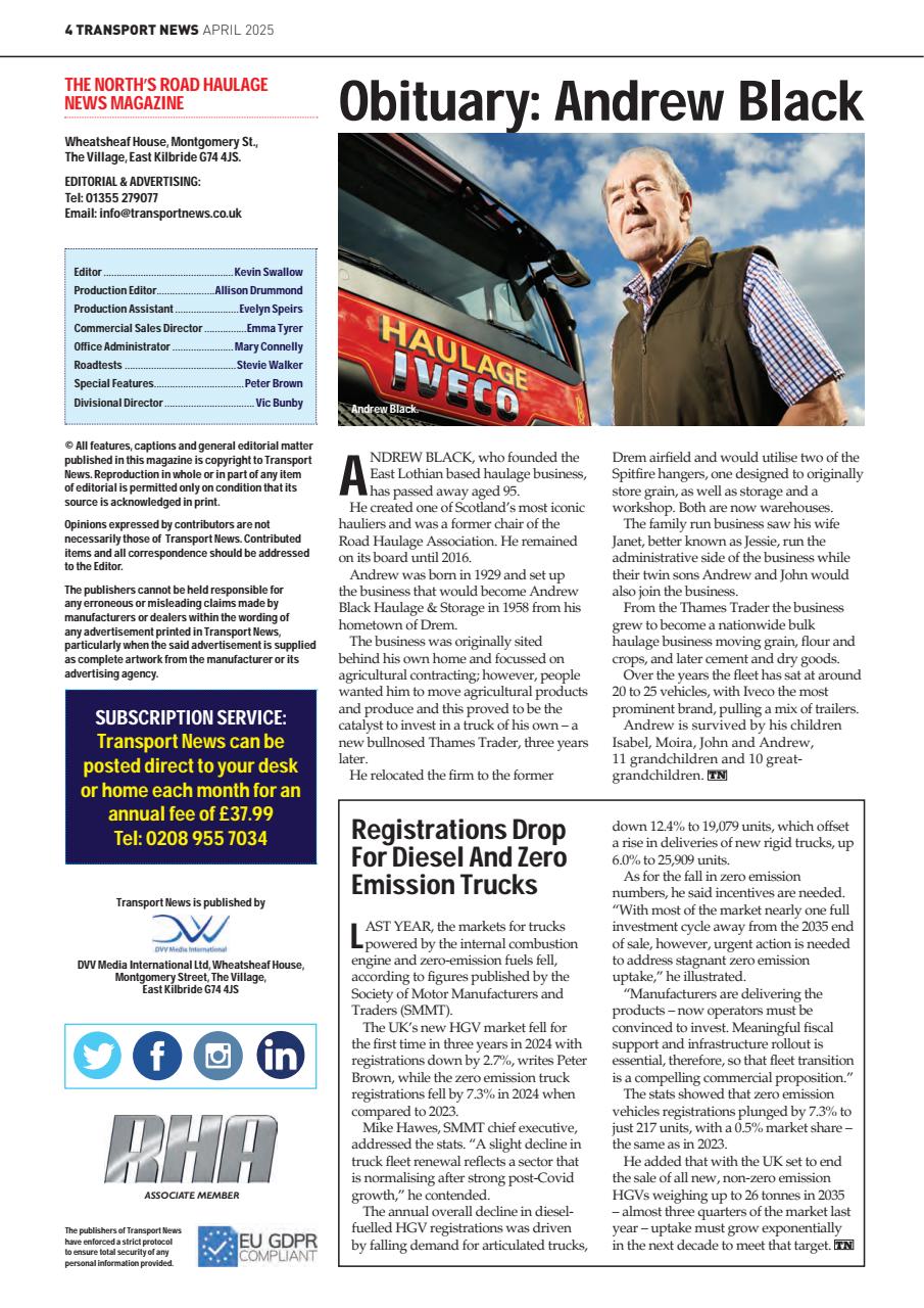 Transport News Preview Pages
