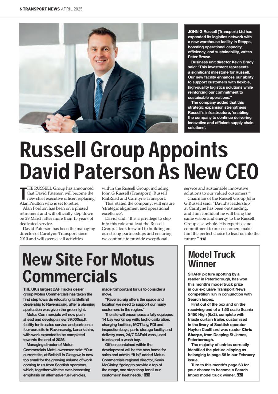 Transport News Preview Pages