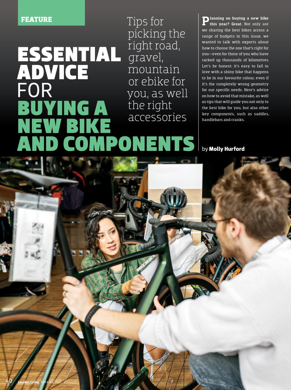 Canadian Cycling Magazine Preview Pages