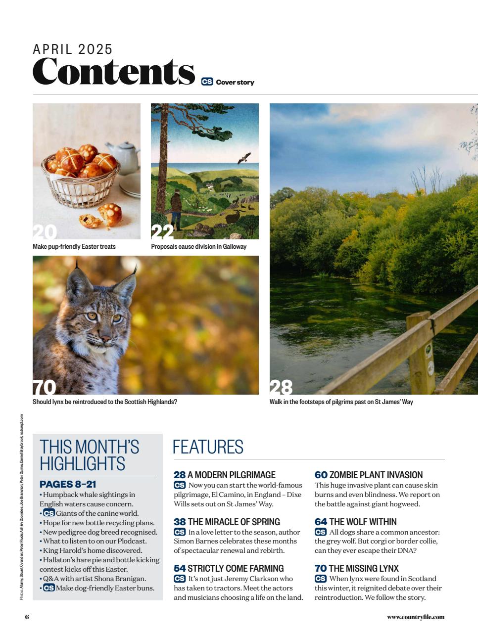 BBC Countryfile Magazine Preview Pages