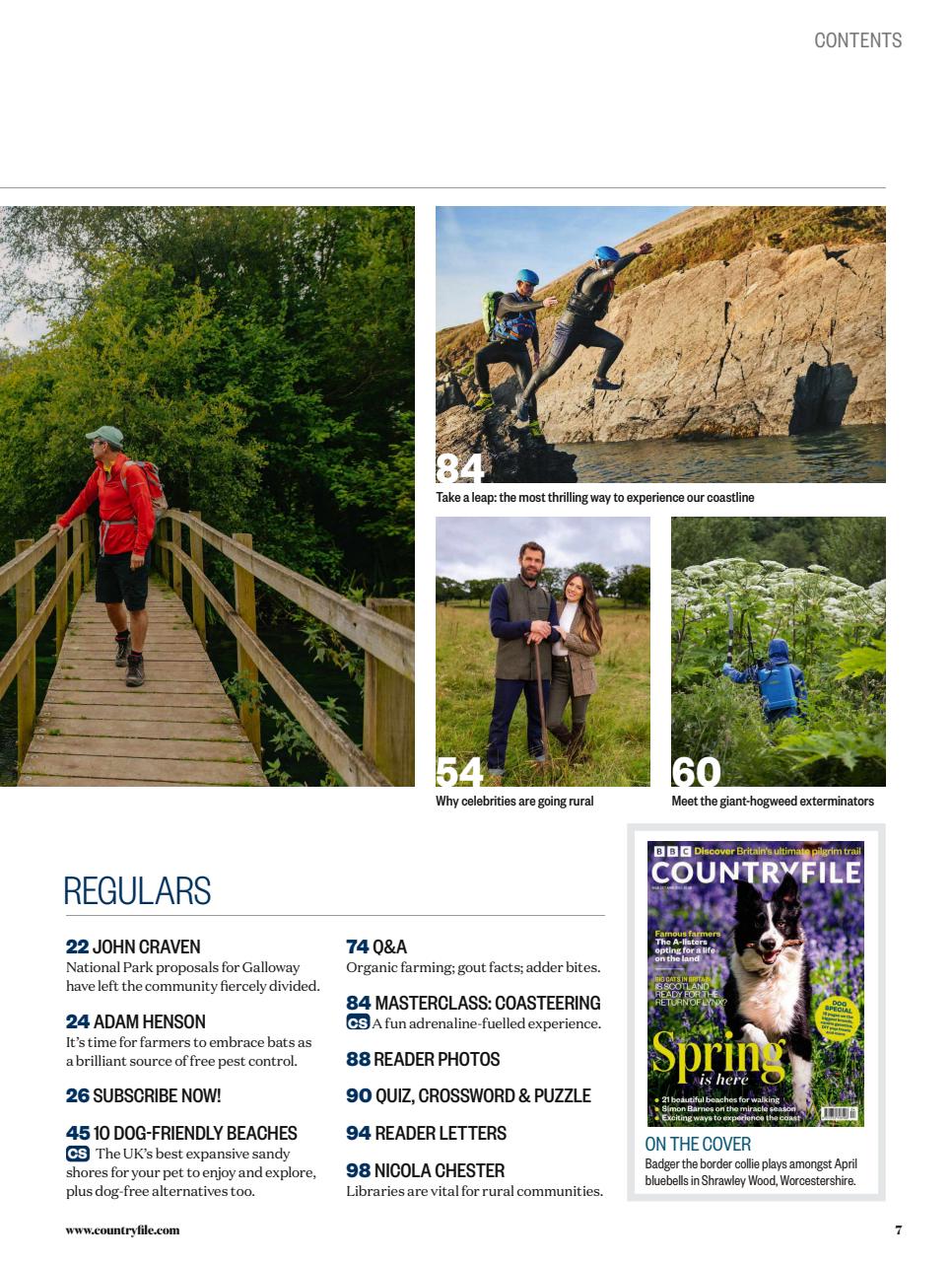 BBC Countryfile Magazine Preview Pages