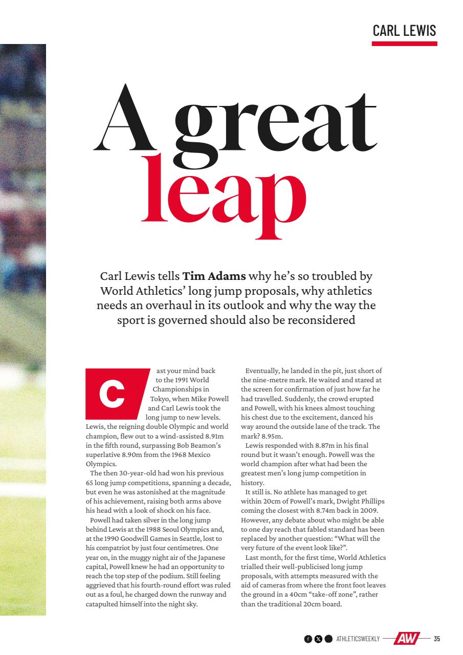 AW – Athletics Weekly Magazine Preview Pages