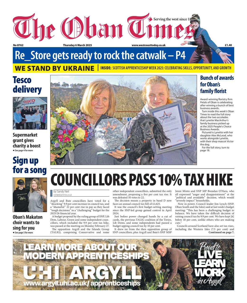 The Oban Times & Lochaber Times Preview Pages