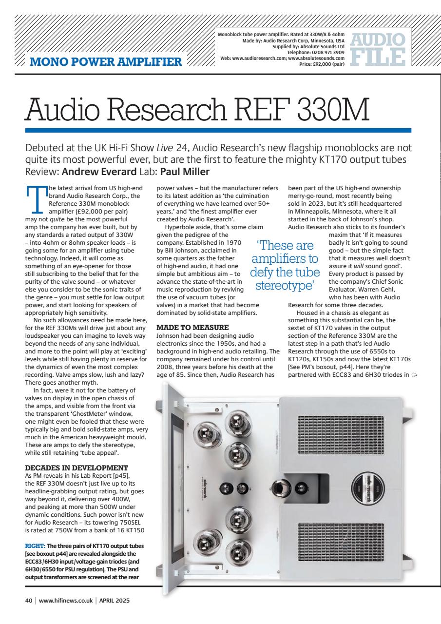 Hi-Fi News Preview Pages