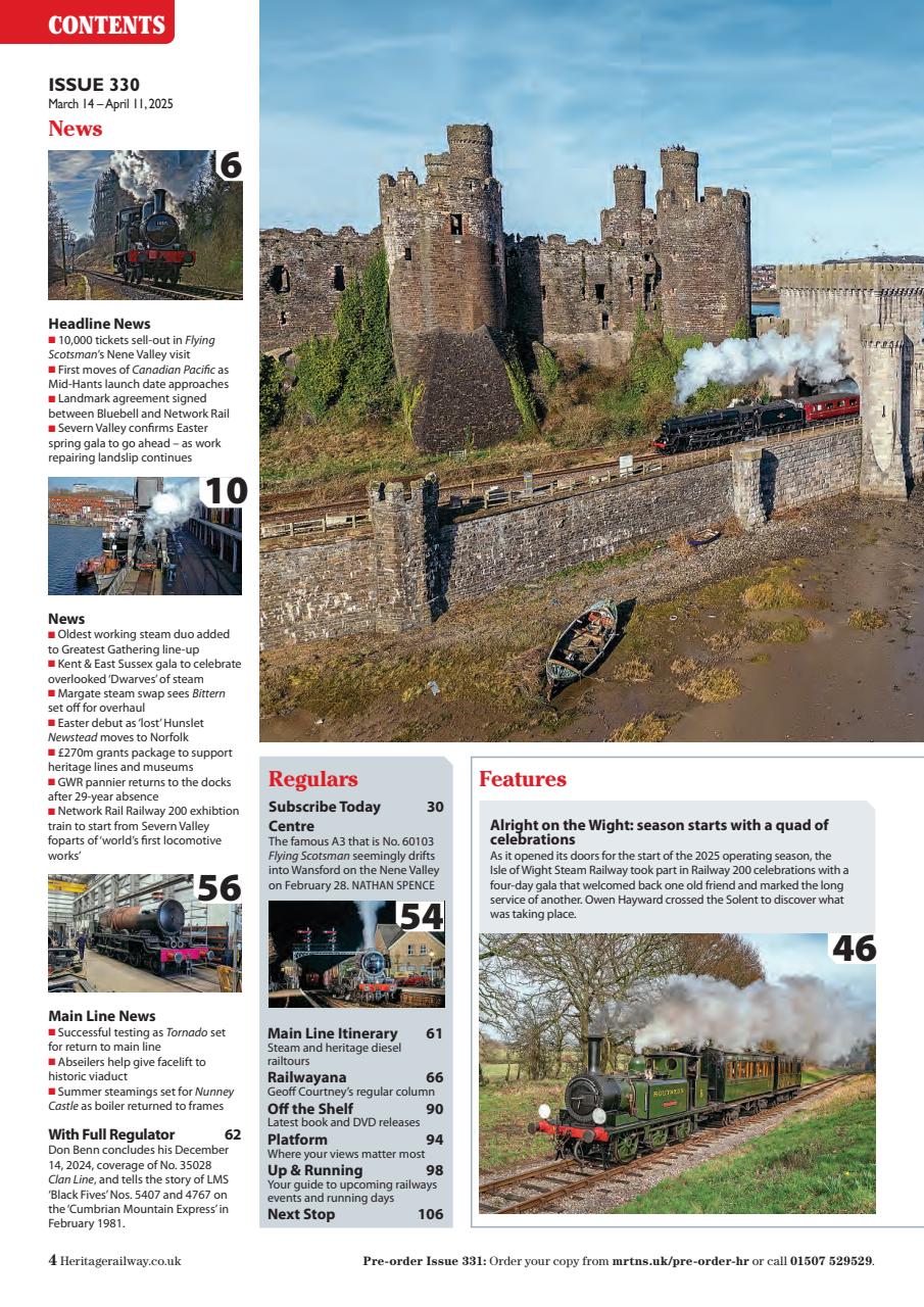 Heritage Railway Preview Pages