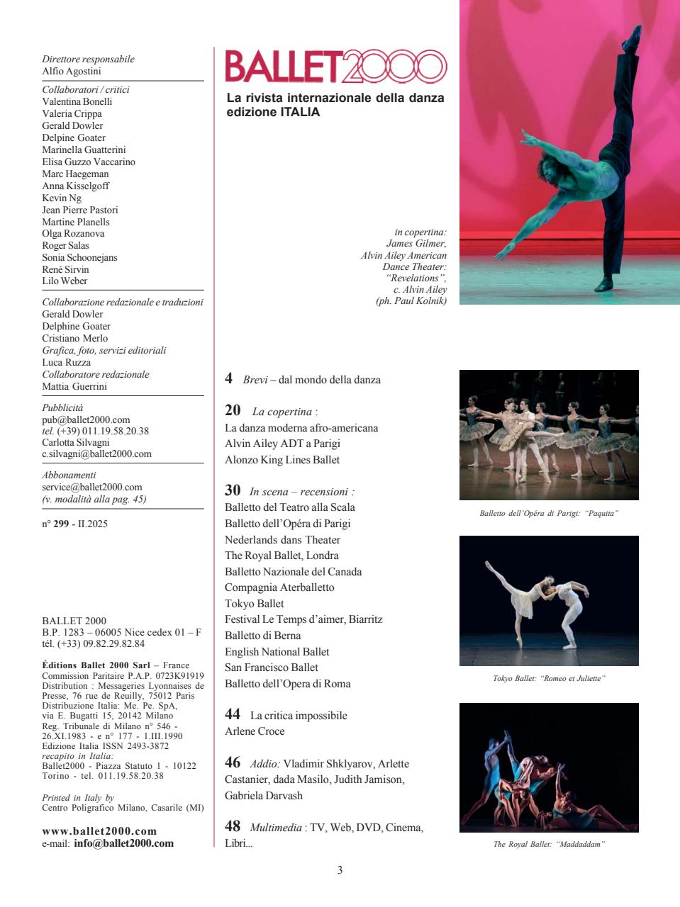BALLET2000 Edizione Italia Preview Pages