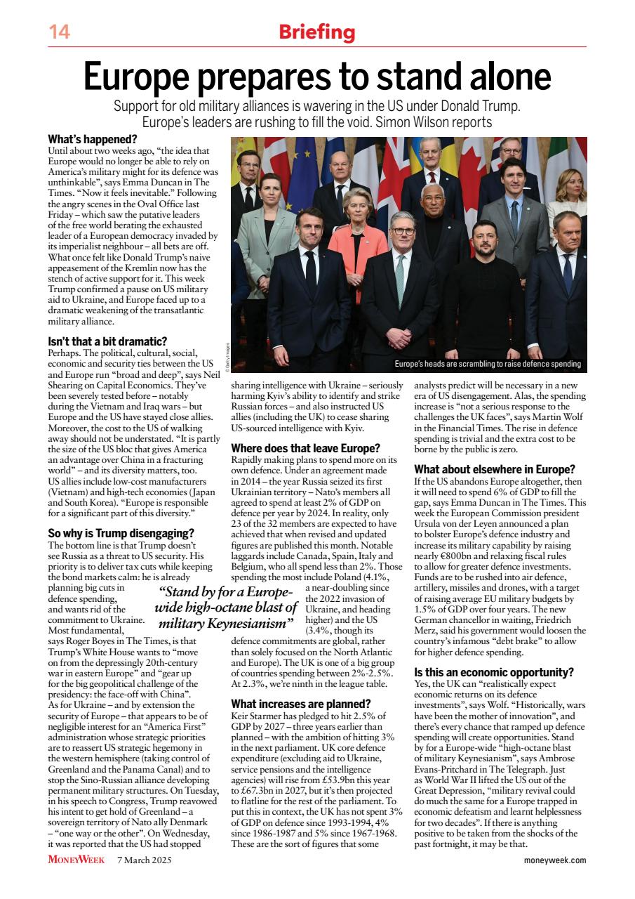 MoneyWeek Preview Pages