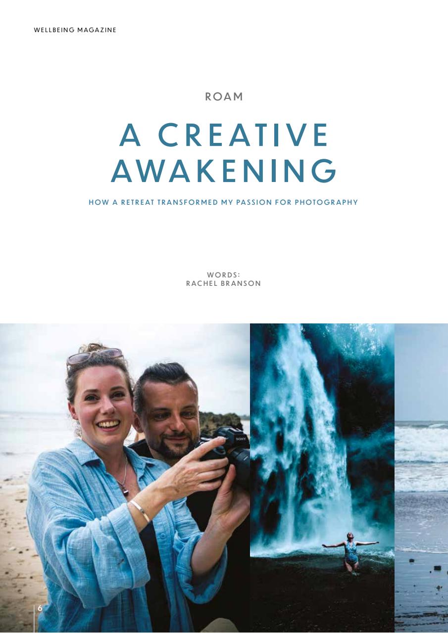 Wellbeing Magazine Preview Pages