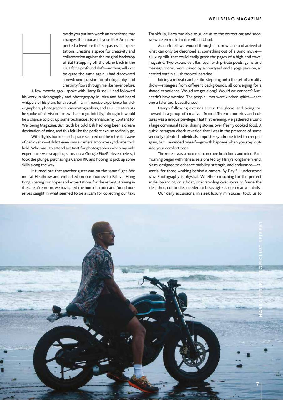 Wellbeing Magazine Preview Pages