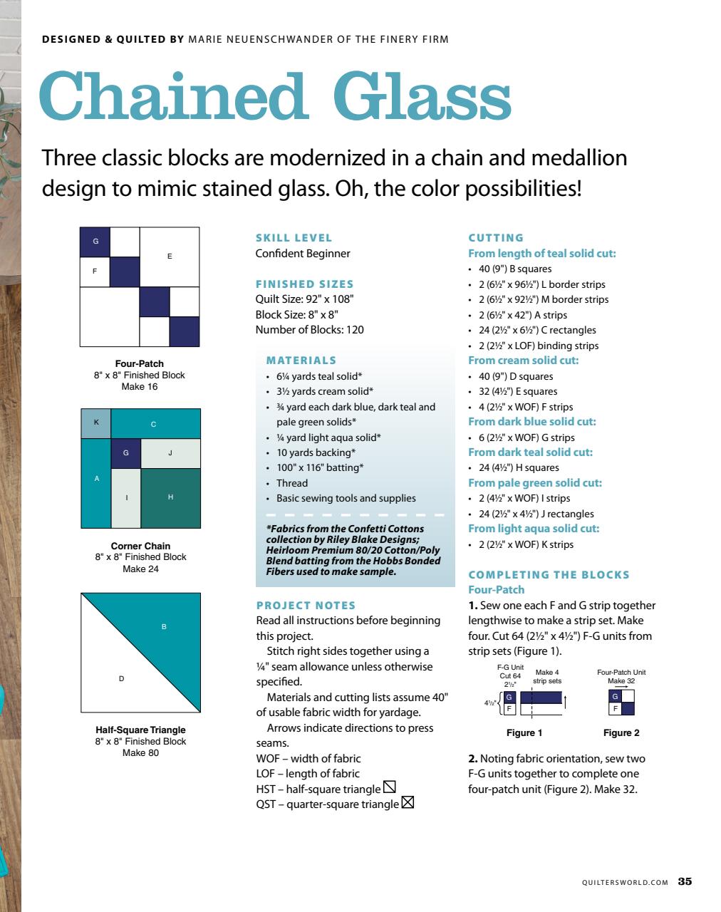 Quilter's World Preview Pages