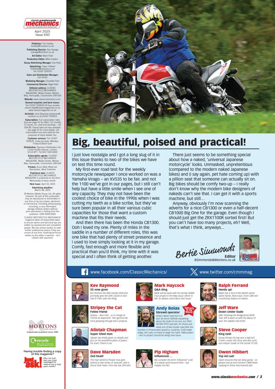 Classic Motorcycle Mechanics Preview Pages