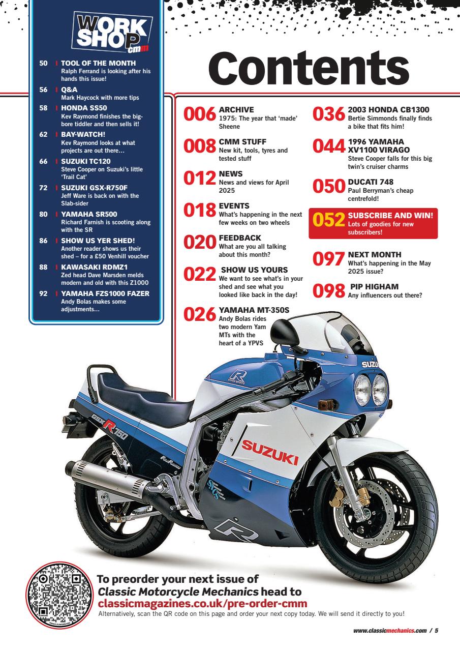 Classic Motorcycle Mechanics Preview Pages