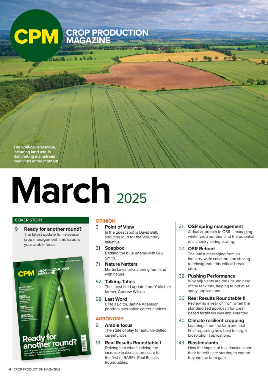 Crop Production Magazine Preview Pages