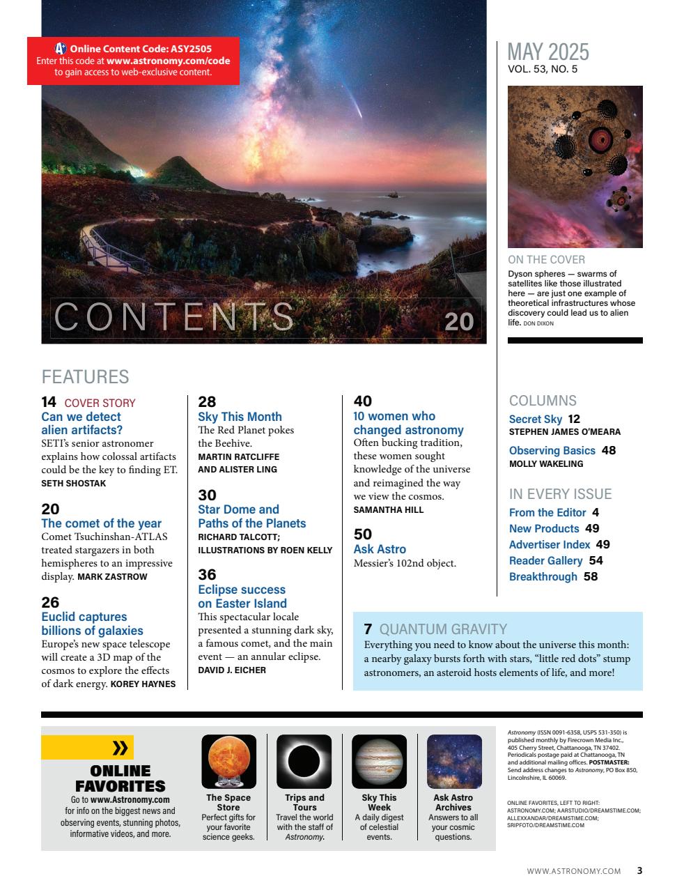 Astronomy Preview Pages