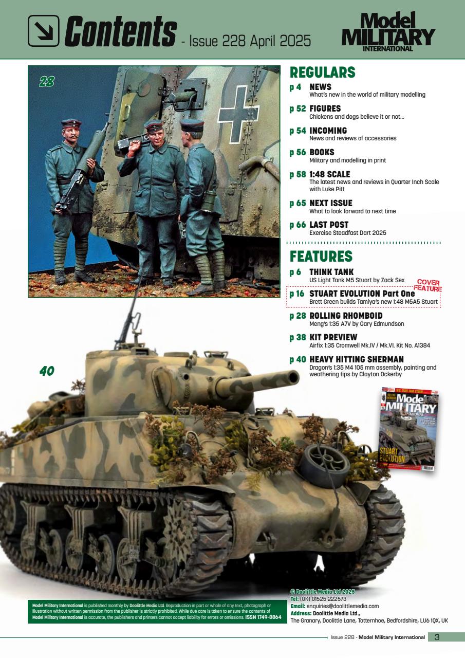 Military Modelling International Magazine Preview Pages