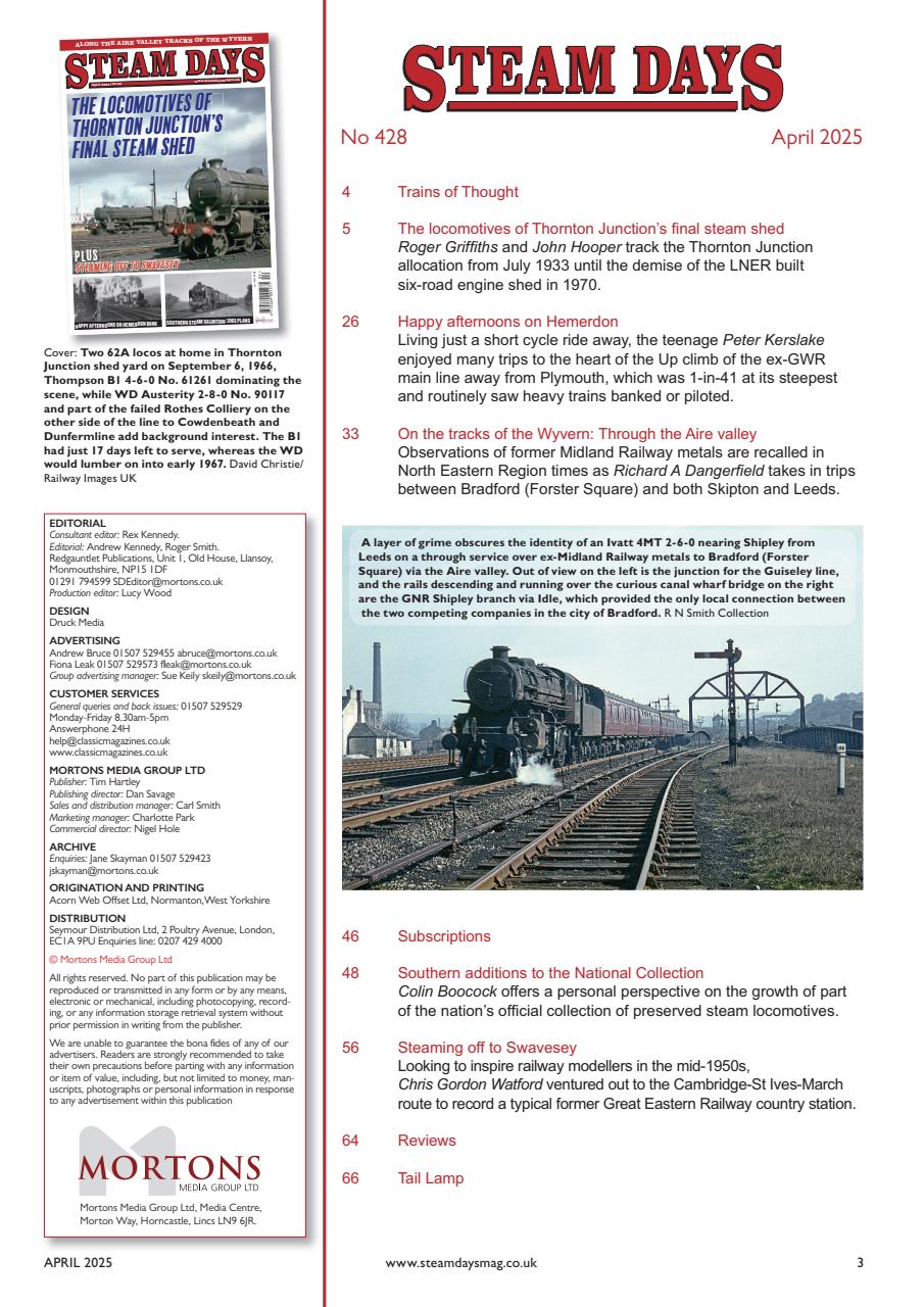 Steam Days Preview Pages