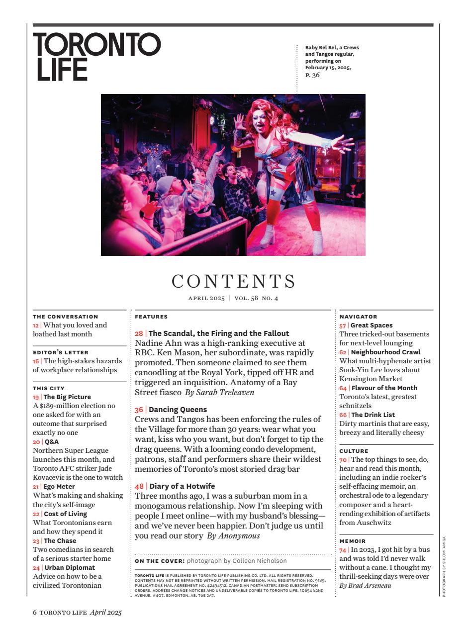 Toronto Life Preview Pages