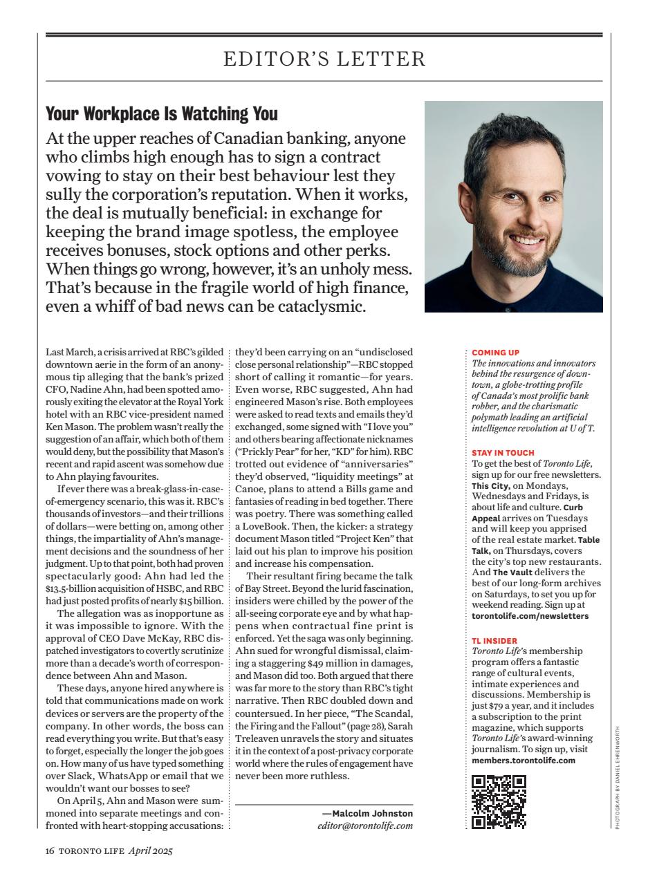 Toronto Life Preview Pages