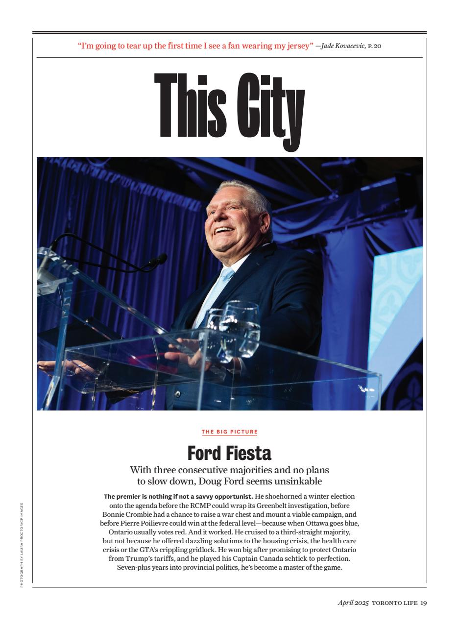 Toronto Life Preview Pages