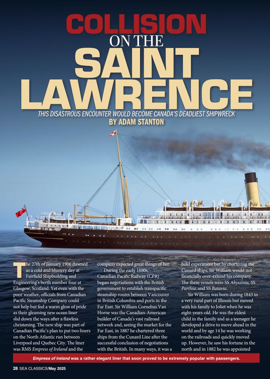 Sea Classics - Where History Sets Sail Preview Pages