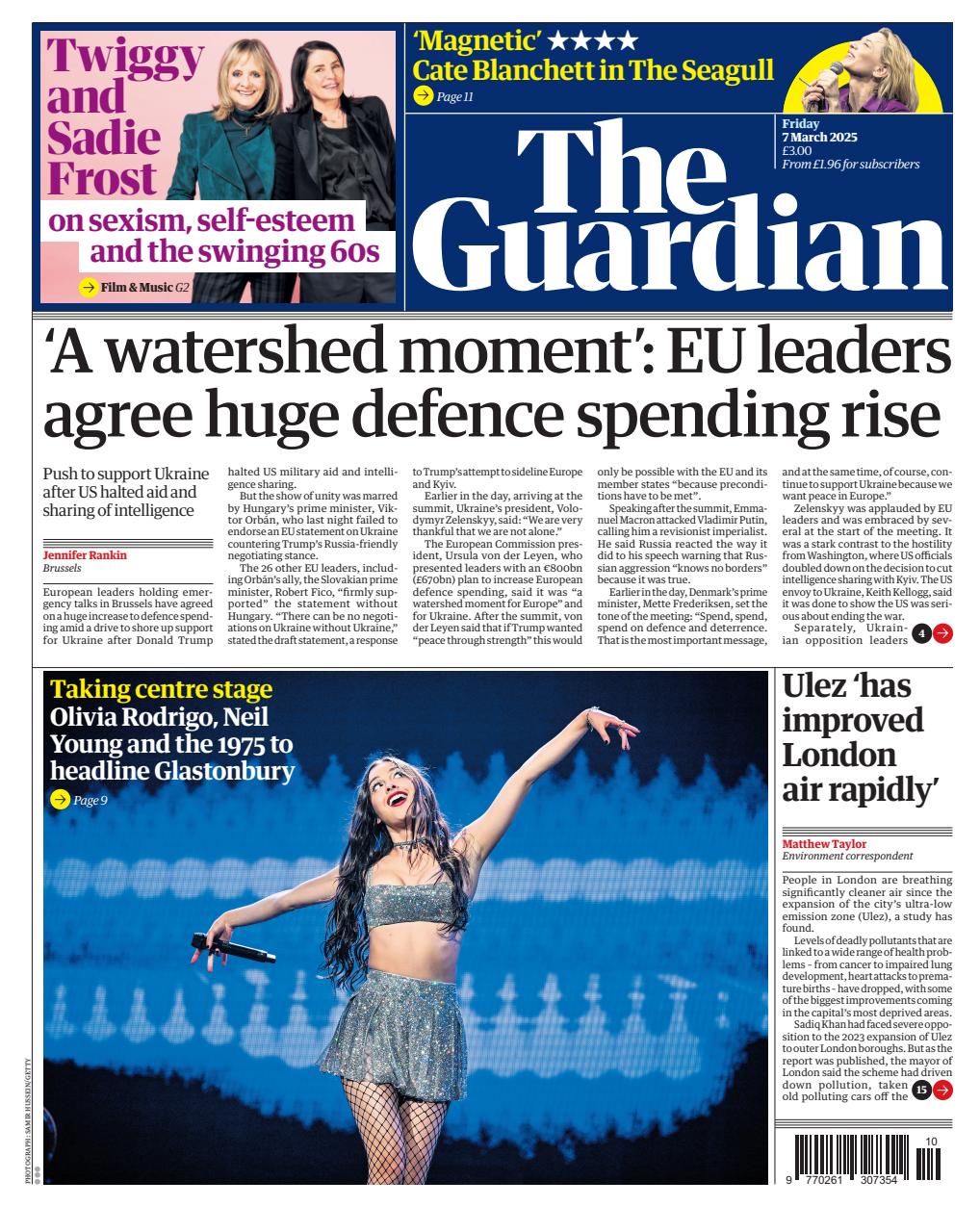 The Guardian Newspaper Preview Pages