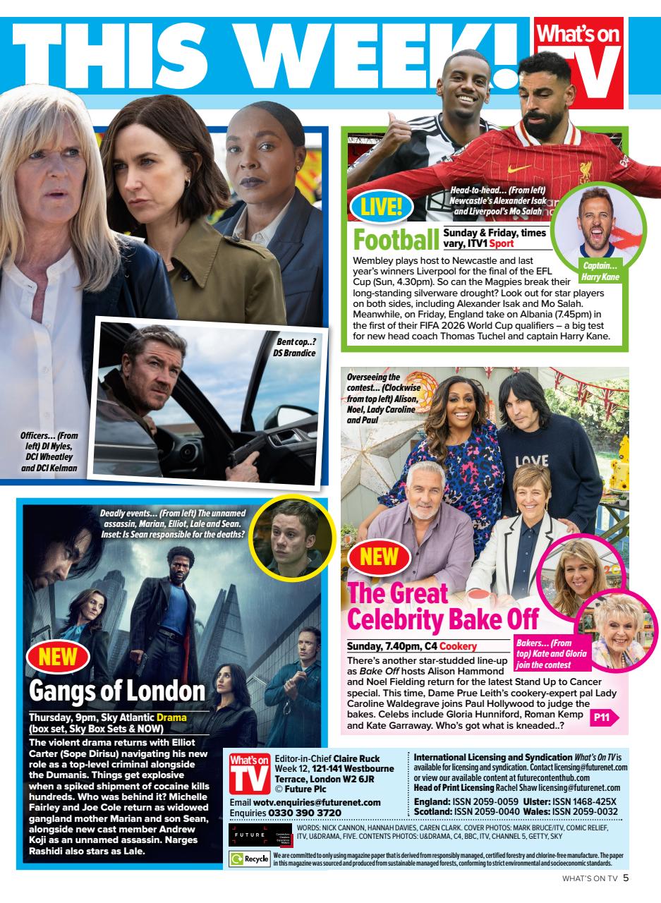 What's on TV Preview Pages
