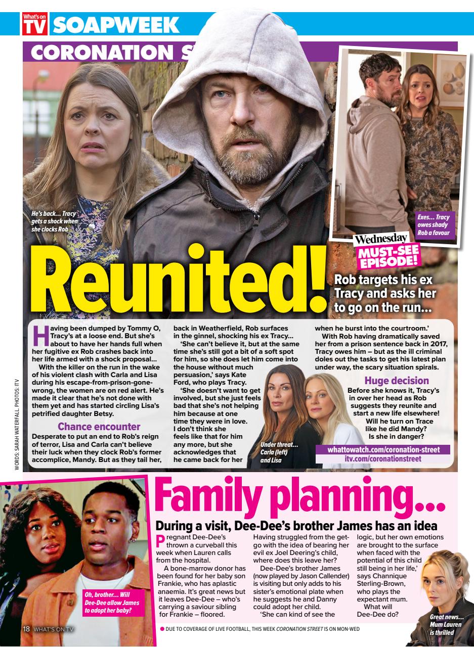 What's on TV Preview Pages