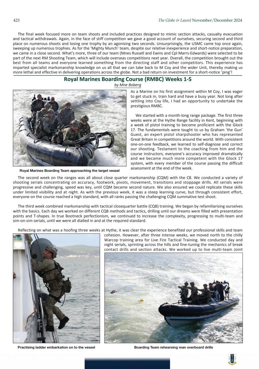 Globe & Laurel Preview Pages