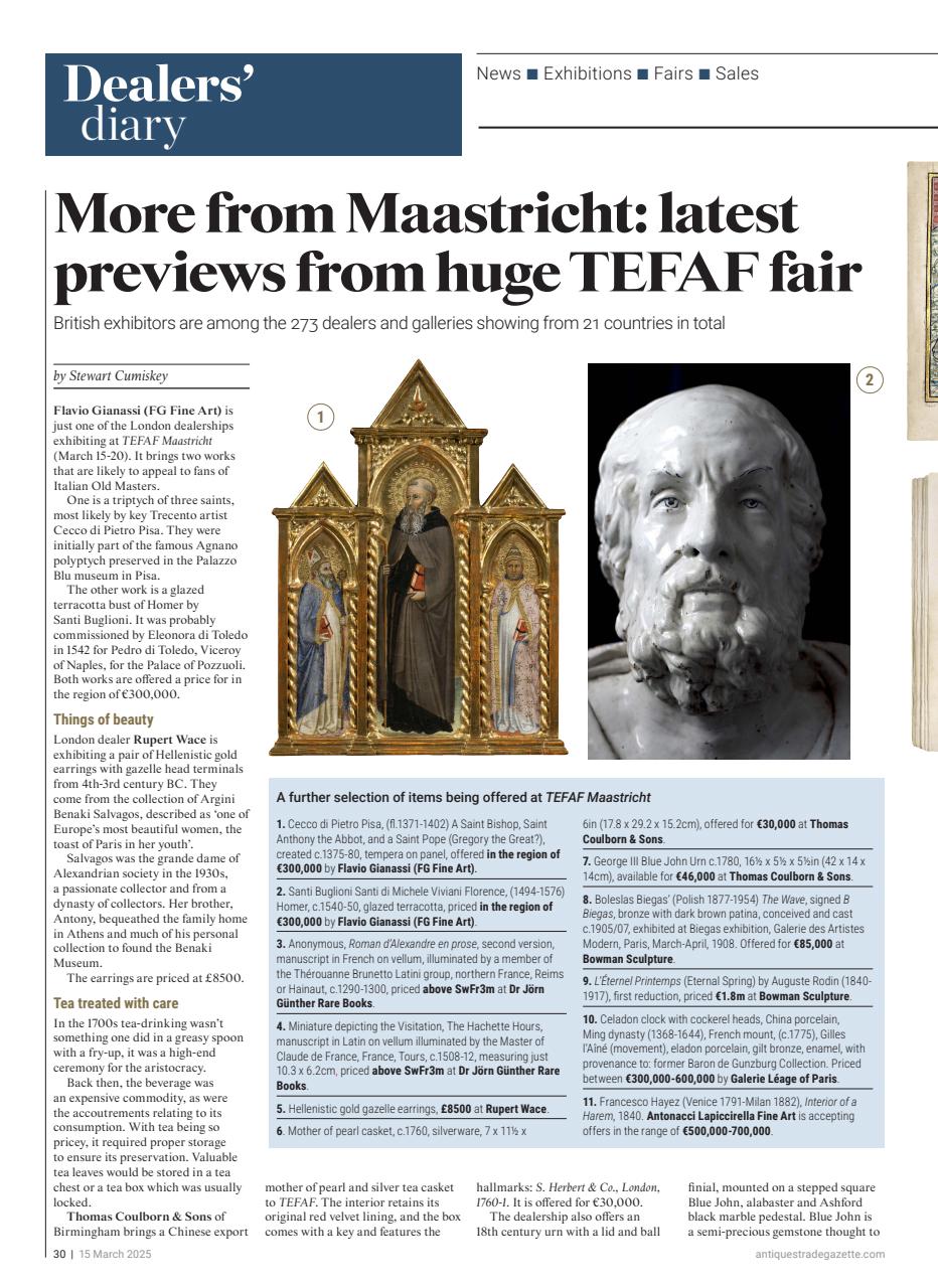 Antiques Trade Gazette Preview Pages