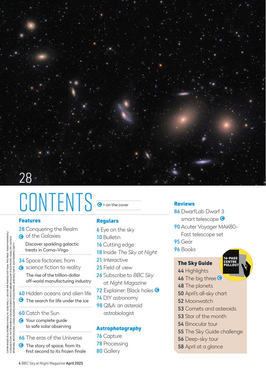 BBC Sky at Night Magazine Preview Pages