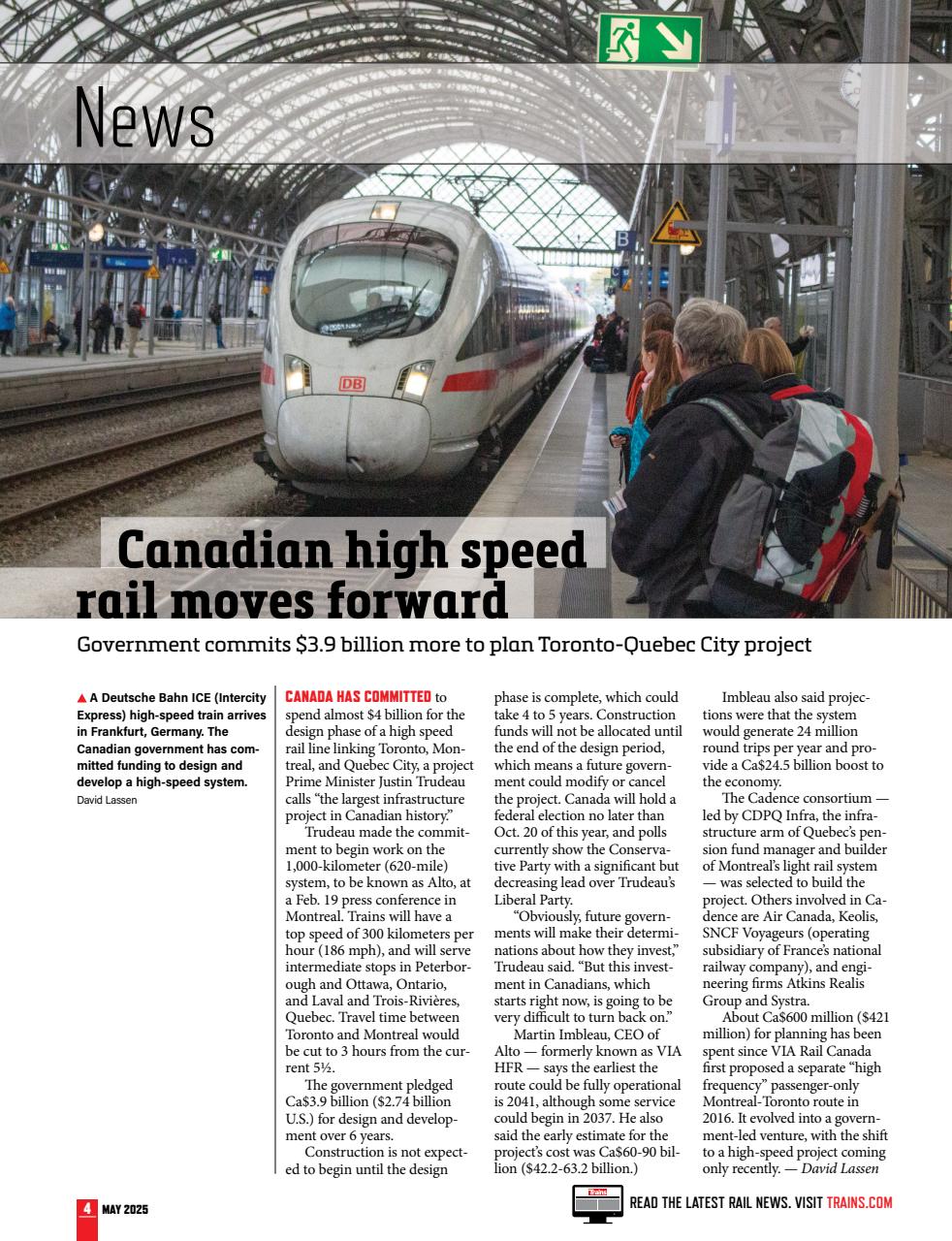 Trains Preview Pages