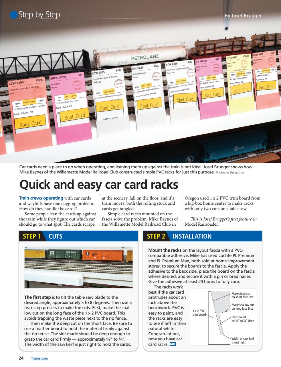 Model Railroader Preview Pages