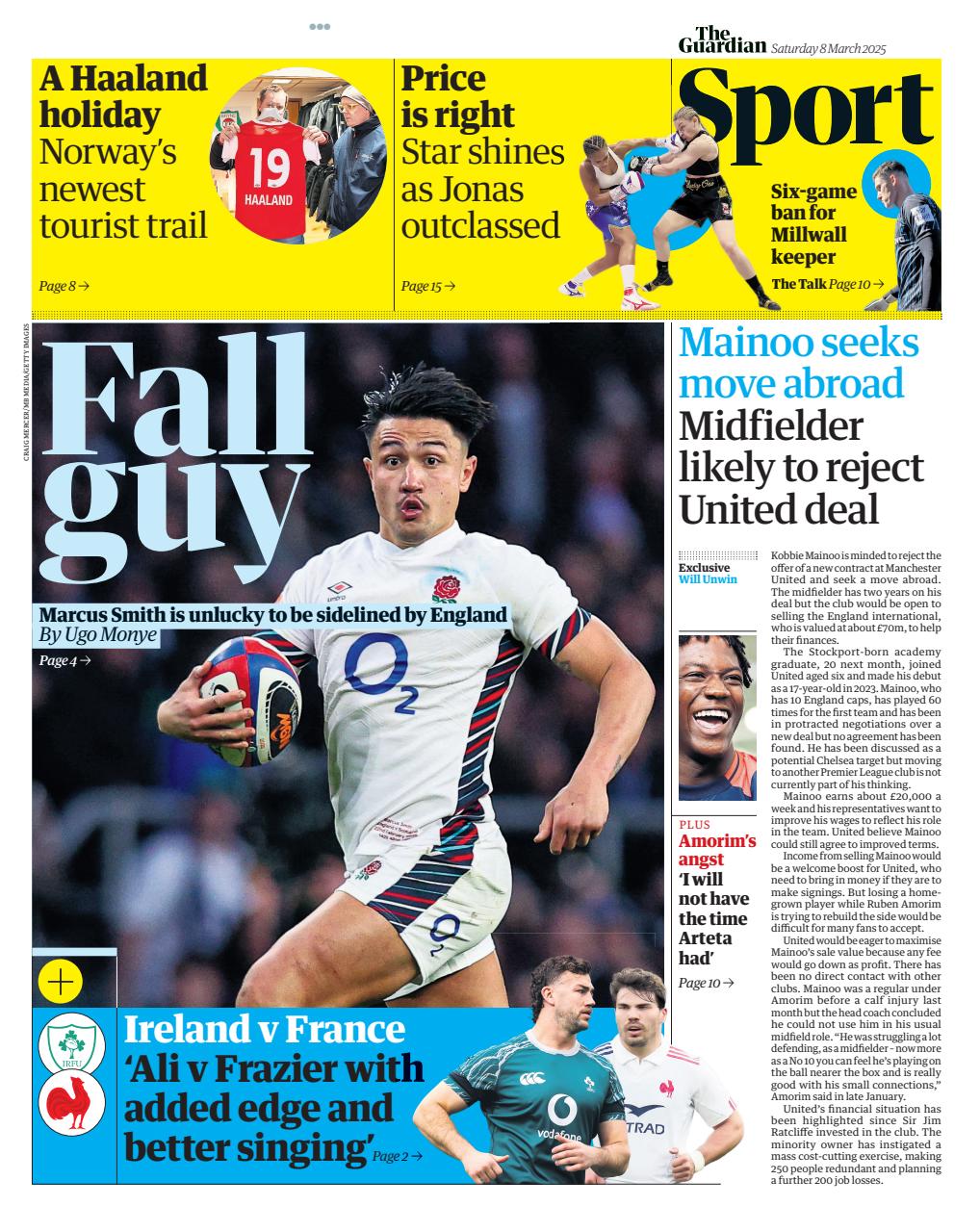 The Guardian Newspaper Preview Pages