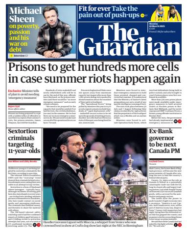 The Guardian Newspaper issue Monday, 10 March 2025