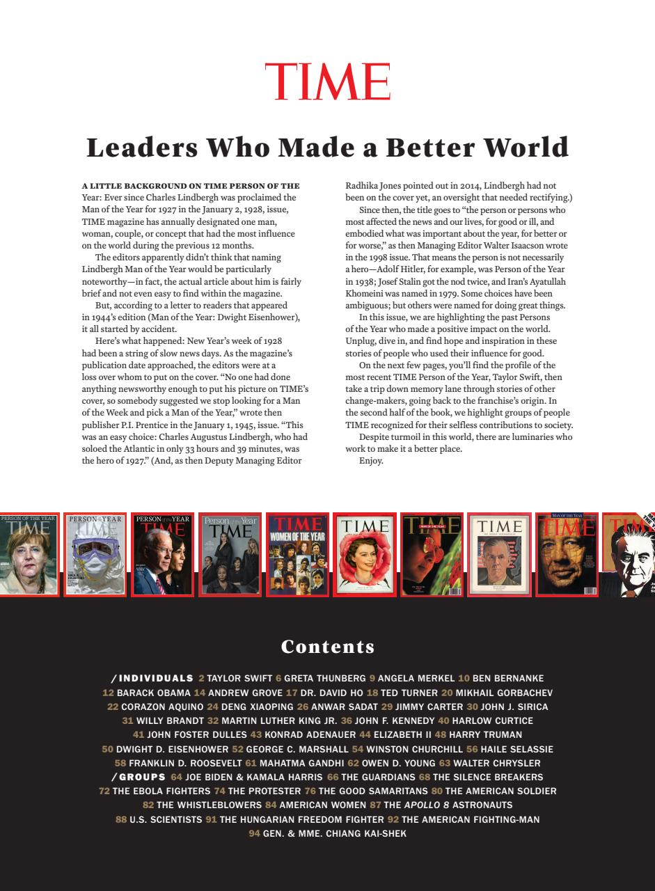 TIME Magazine Europe Preview Pages