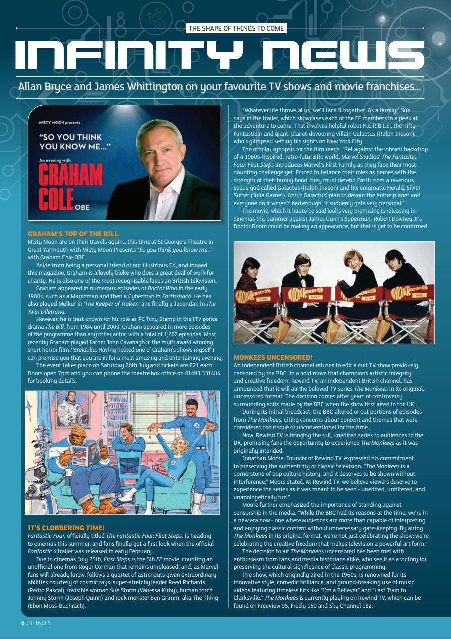 Infinity Magazine Preview Pages