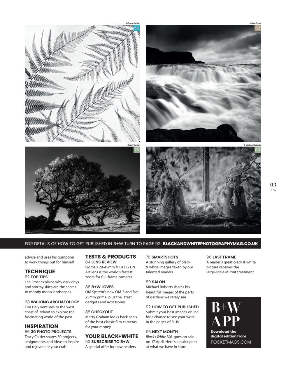 Black+White Photography Preview Pages