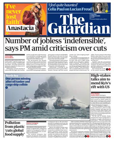 The Guardian Newspaper issue Tuesday, 11 March 2025