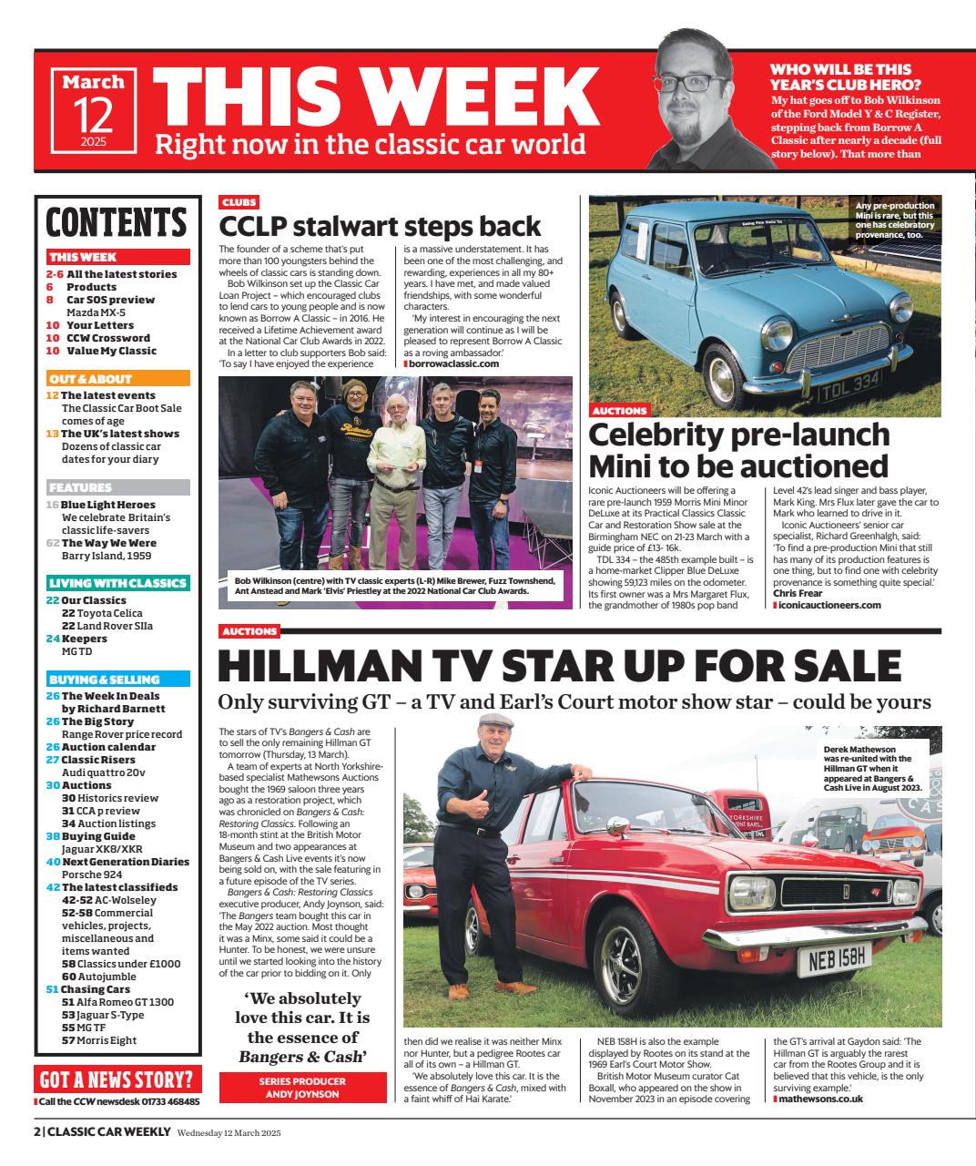 Classic Car Weekly Preview Pages