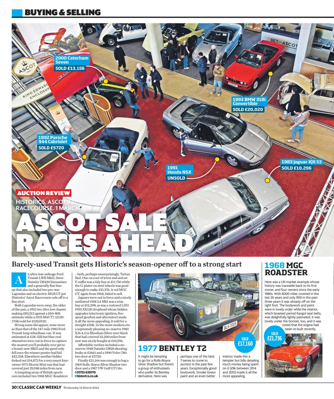 Classic Car Weekly Preview Pages