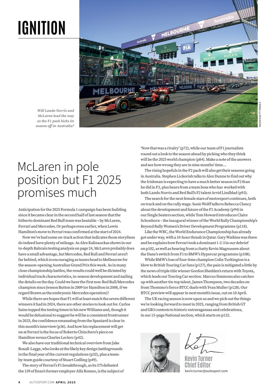 Autosport Preview Pages