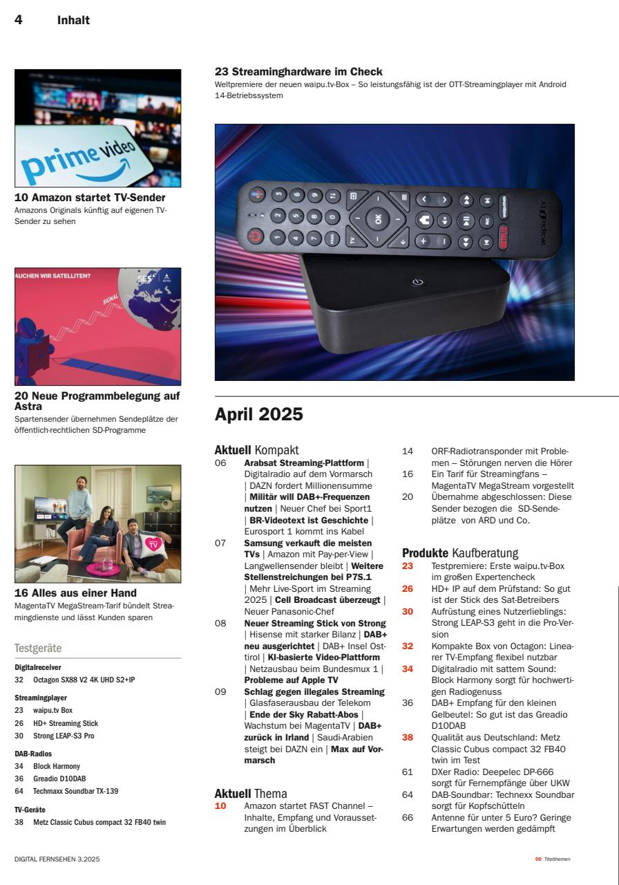 Digital Fernsehen Preview Pages