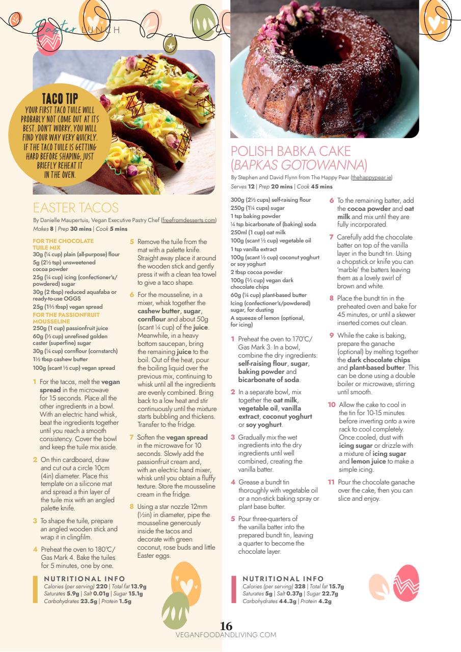 Vegan Food & Living Magazine Preview Pages