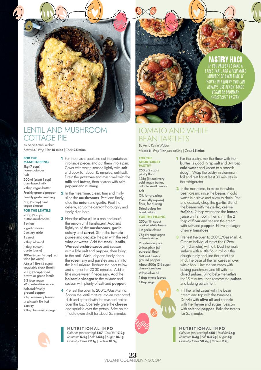 Vegan Food & Living Magazine Preview Pages