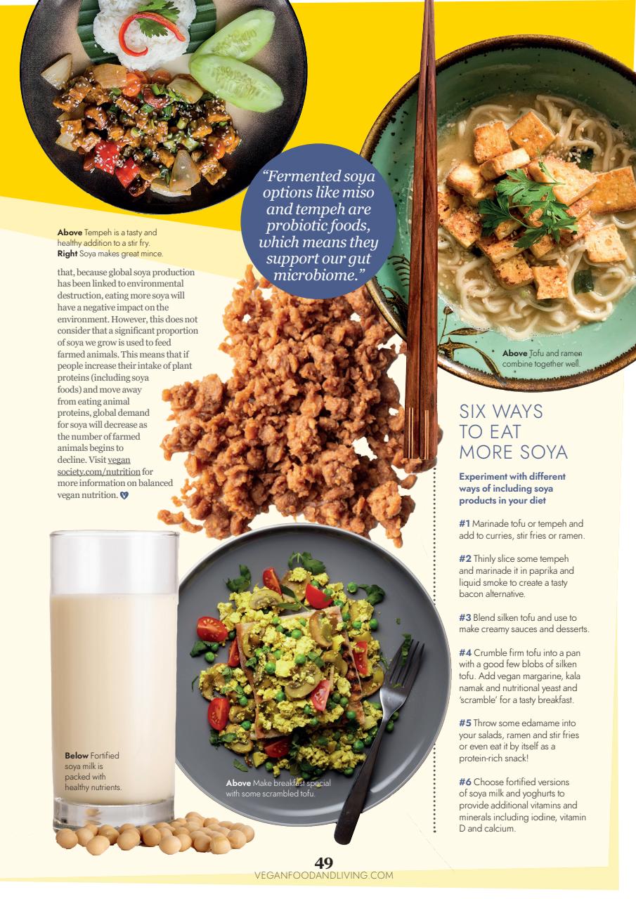 Vegan Food & Living Magazine Preview Pages