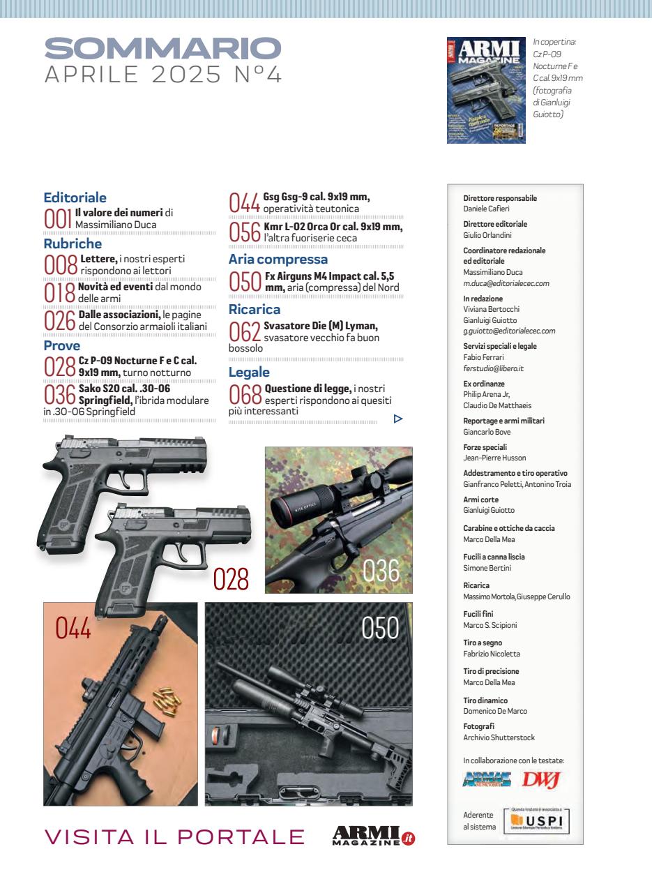 ARMI MAGAZINE Preview Pages