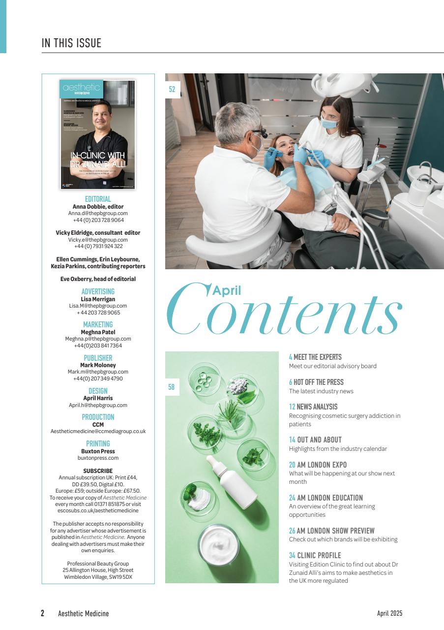 Aesthetic Medicine Preview Pages