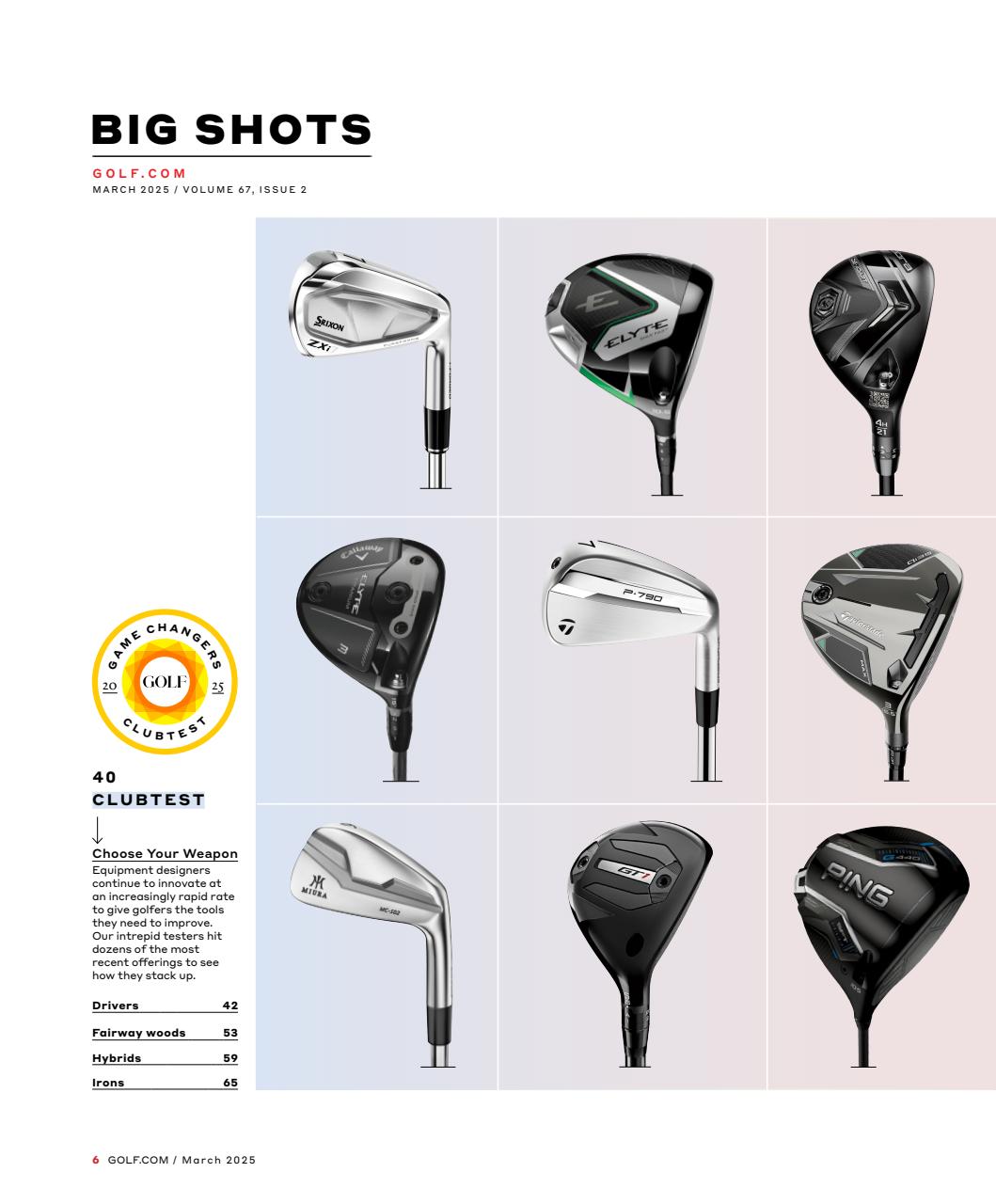 Golf Magazine Preview Pages